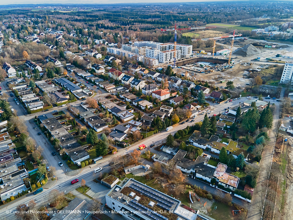 21.11.2020 - Piederstrorfer Gelände und Alexisquartier in Neuperlach in München
